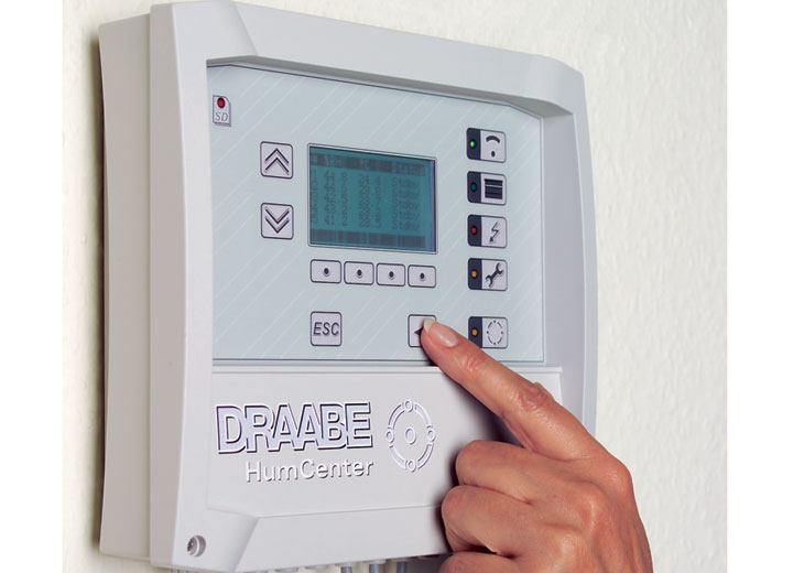 Kontrollpanel med information om hela systemet